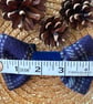 Harris Tweed Dog Bow with Velvet Centre - Image 6