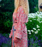 Handmade Liberty of London Tana Lawn Dressing Gown – Luxury Robe – Floral Print - Image 4