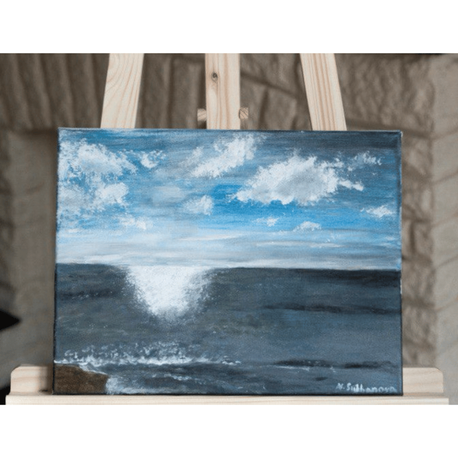 Original acrylic painting. "The Sea" 
