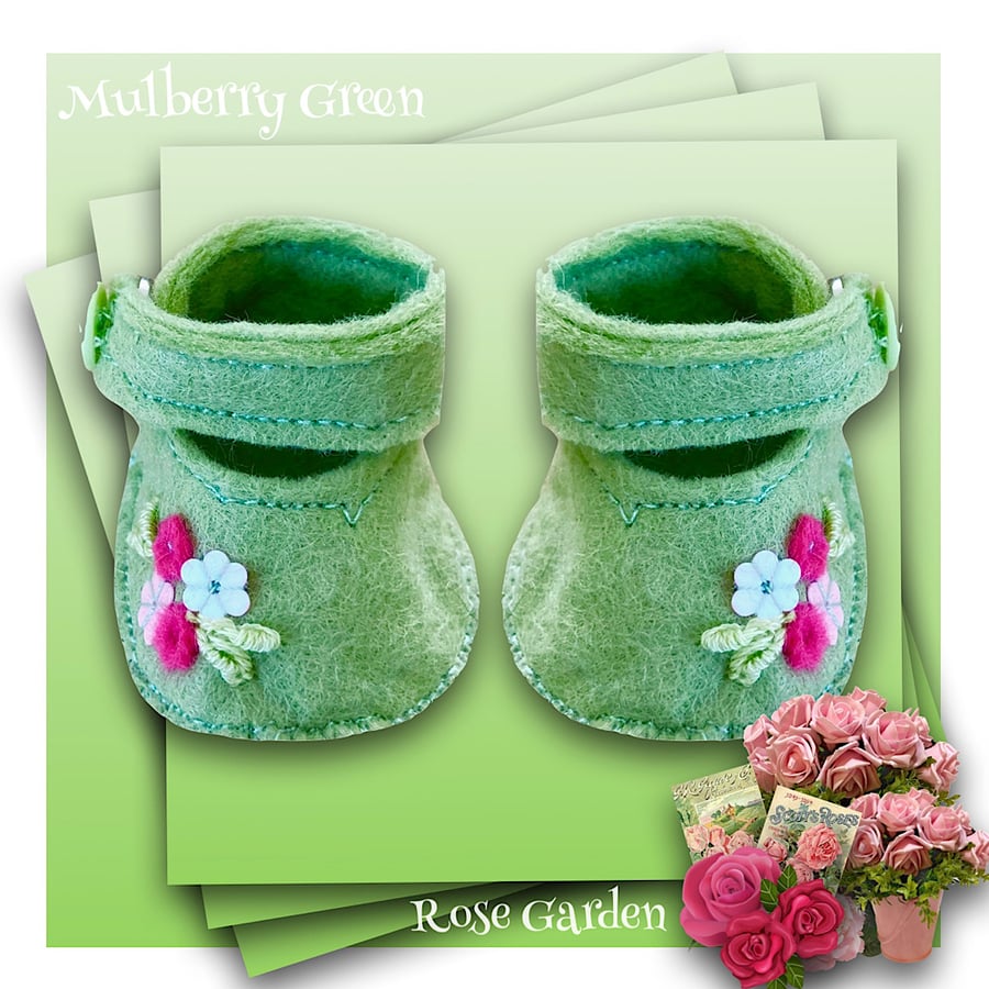 Rose Garden Embroidered Shoes