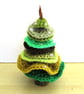 Christmas tree pattern. Crochet Christmas tree. Small decoration. - Image 3