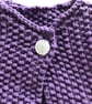Baby cardigan with short ruffle sleeves - Image 3