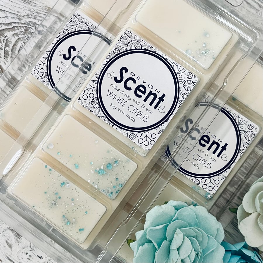 White Citrus Snap Bar Wax Melts