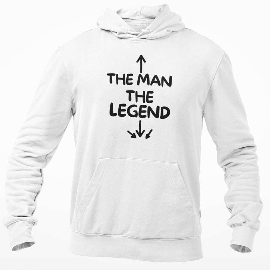 The Man, The Legend Funny Novelty Boyfriend Hoodie