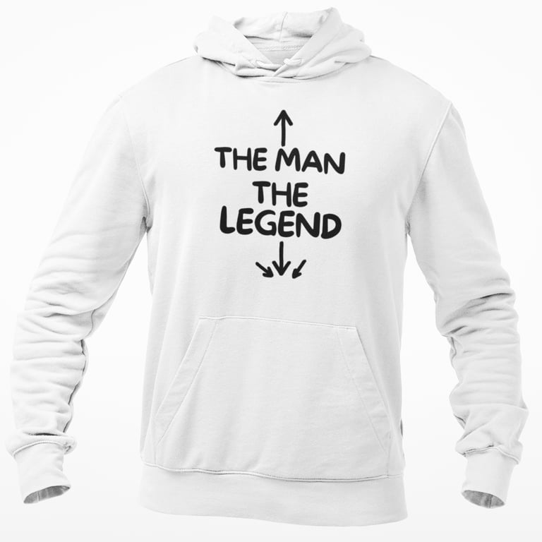 The Man, The Legend Funny Novelty Boyfriend Hoodie