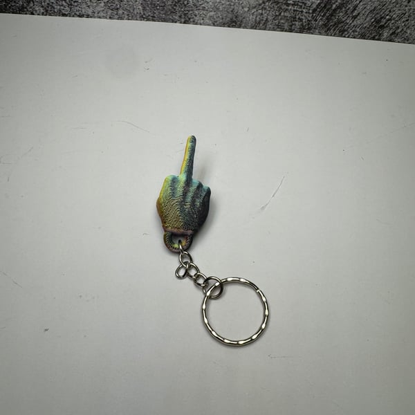 Novelty Hand Gesture Keychain - Any 3 keychains for 5 - See our bundle listing