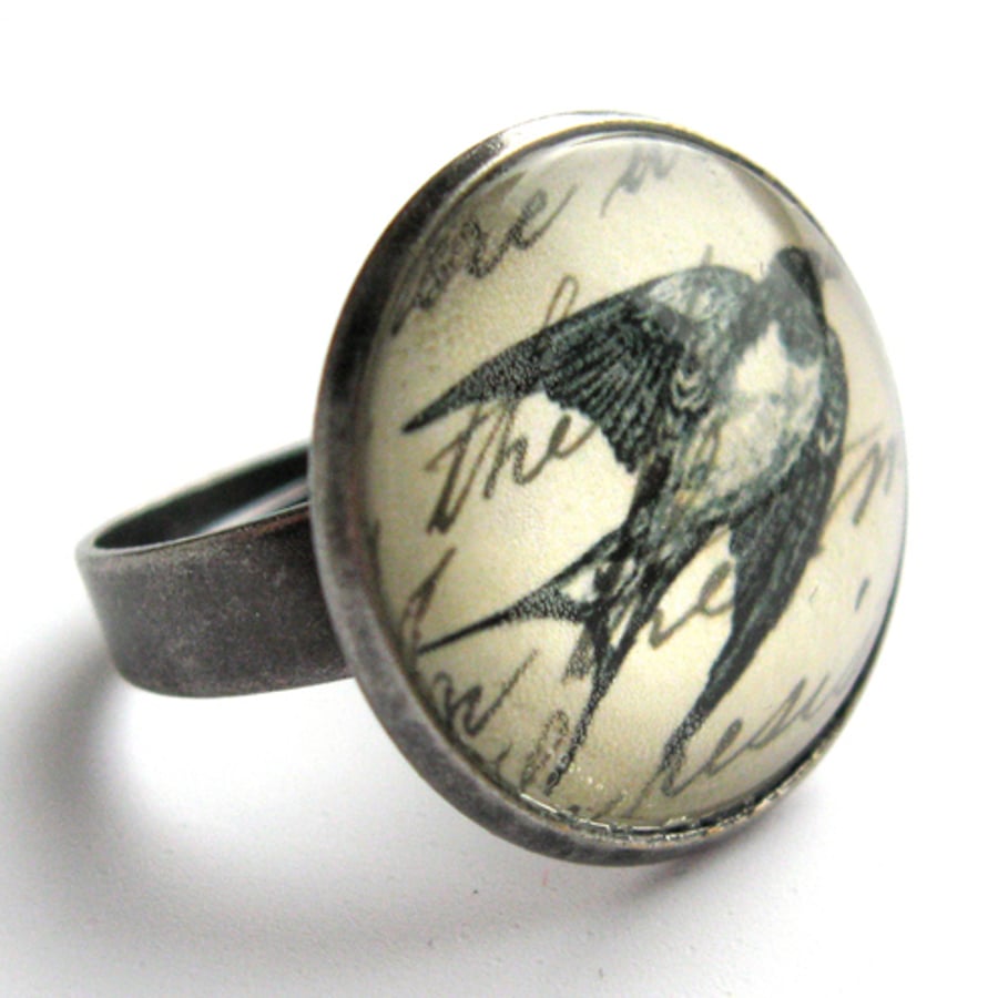 Vintage Swallow Ring