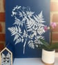 Sweet Cicely in Cyanotype, Botanical gift. Floral Gift - Image 7
