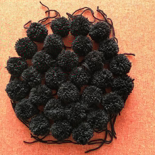 50 Handmade 2 inch Acrylic Pom Poms