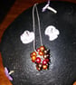 Pearl raspberry necklace - Image 3