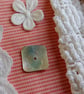Vintage Blue and Rose Pink Slow Stitching kit with antique textiles - Image 3