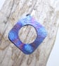 Coloured Titanium Retro Pendant Necklace - UK Free Post - Image 2