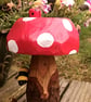 Toadstool with bee & ladybird - Image 2