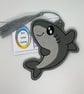 Shark embroidered bookmark  - Image 1