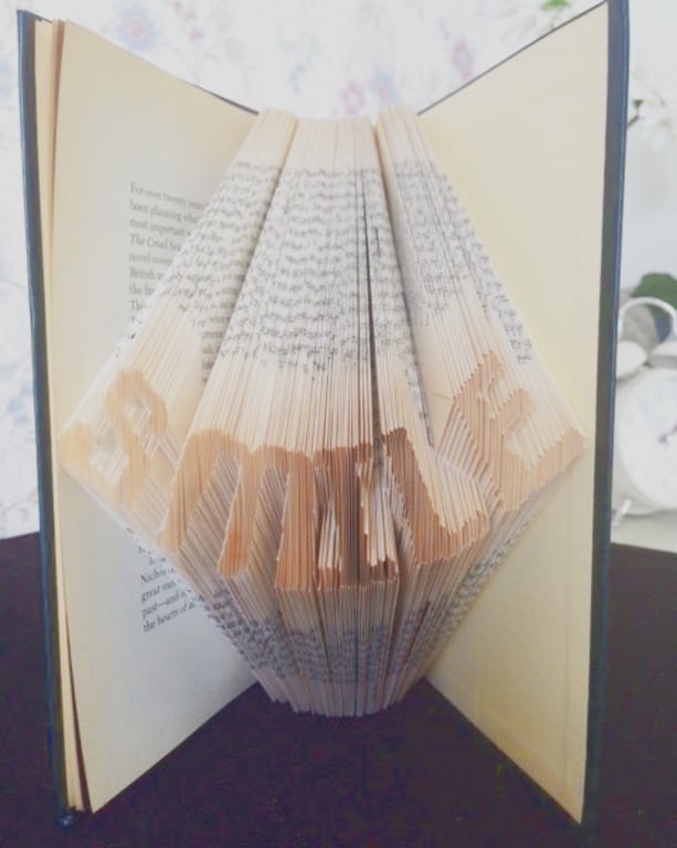 SMILE MMF book folding pattern - EMAILED PDF PATTERN