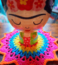 colourful crochet mandala doily - Image 4