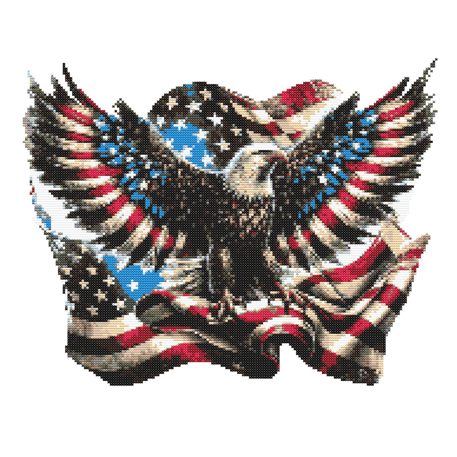 AMERICAN EAGLE - Cross Stitch Pattern - Cross Stitch Chart