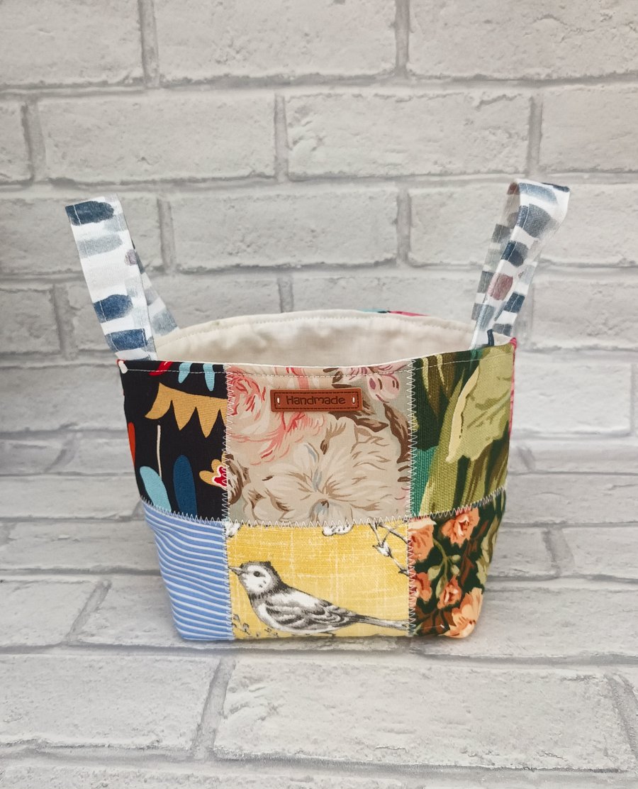 Fabric basket, hamper basket, all hold bag