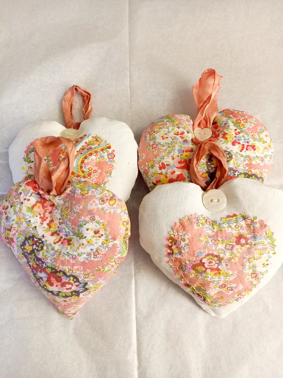 Pink Lavender Hearts Gift Set