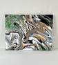 Abstract Acrylic Pour Canvas - Image 6