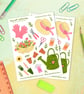 Spring Gardening Sticker Sheet - Image 1