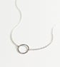 Spirit necklace, circle necklace, silver circle - Image 2