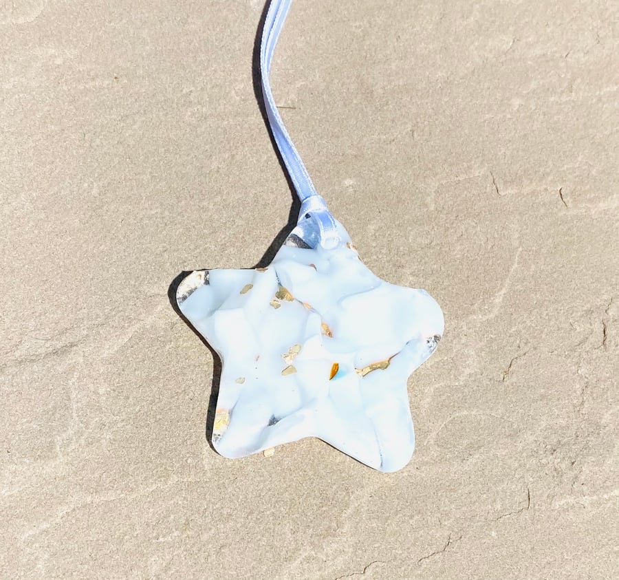  fused glass star - you’re a star 