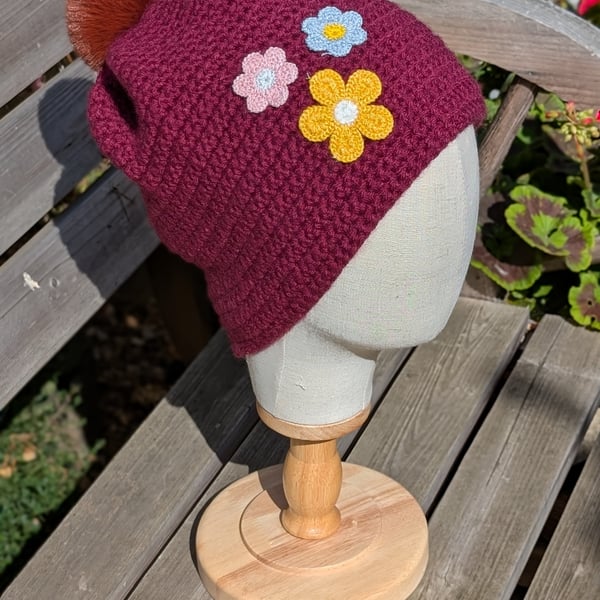 Crochet Beanie Hat 
