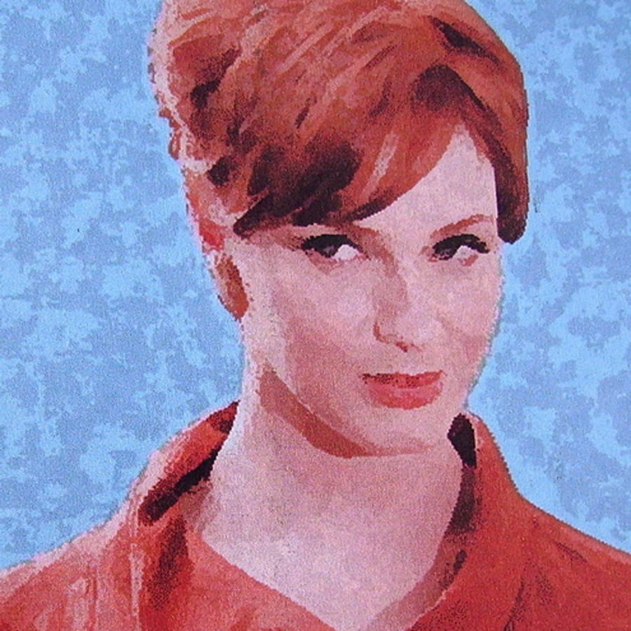 Joan Holloway Mad Men print 12 x 12 inches