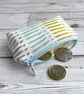 Small Purse, Coin Purse with Abstract Lines and Dashes Pattern - Image 3