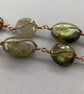 Labradorite Beaded Cocktail Statement Bib Style Necklace Art Nouveau  - Image 4