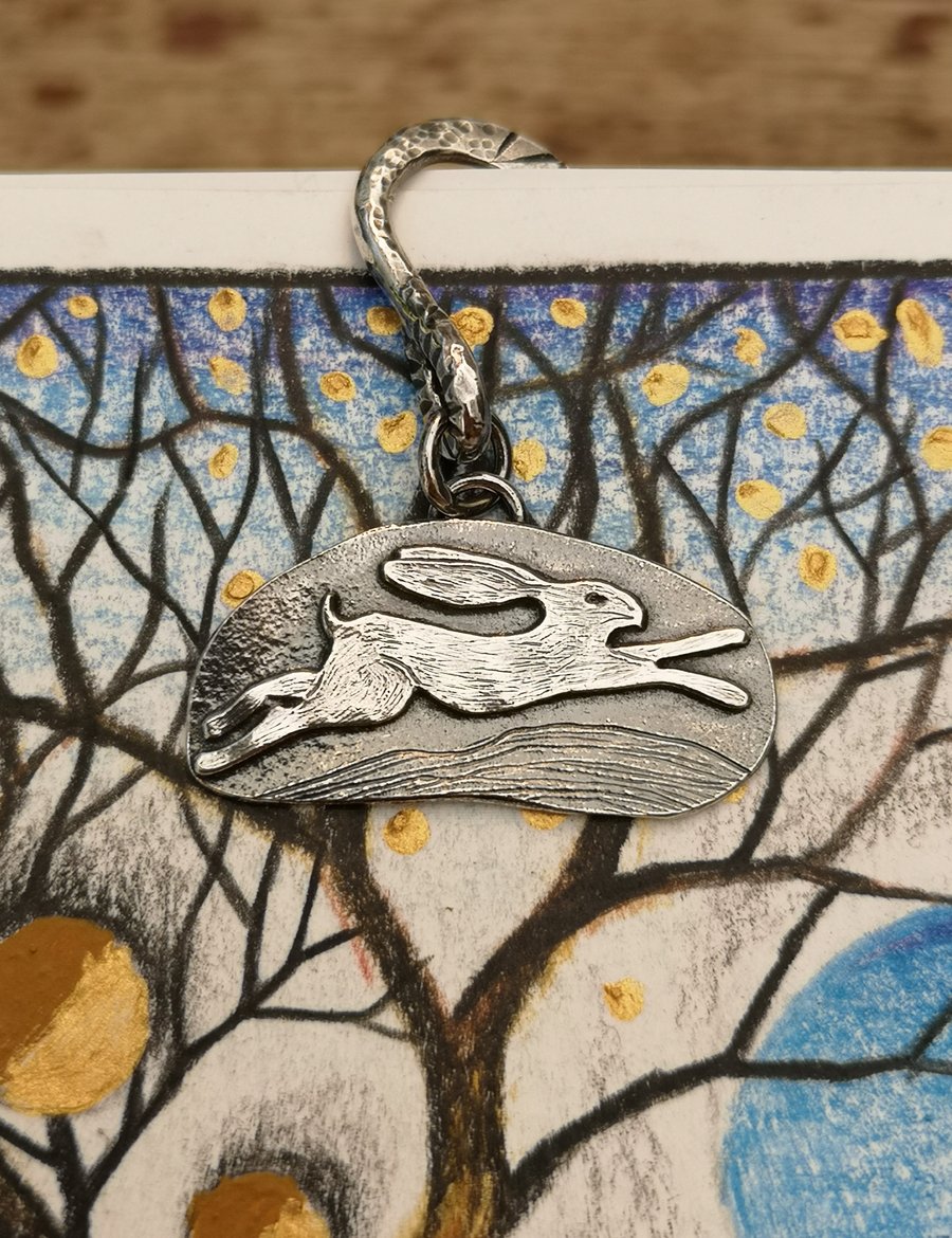 Leaping Hare Bookmark