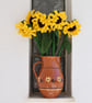 Knitting Pattern for a Vase of Sunflowers.  Digital Pattern - Image 1