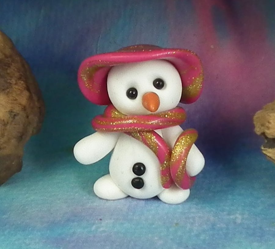 Christmas Special Snowman Gnome 'Tansy' by Ann Galvin