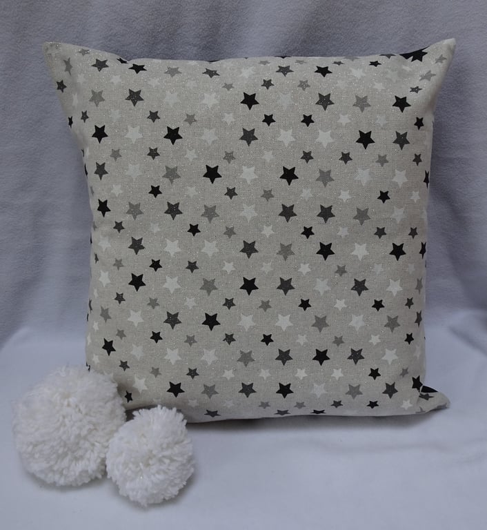 Sparkle Stars Cushion Cover