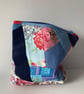 Makeup bag. Crazy patchwork 