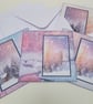 Boxed Set of 4 Winter Note Cards - Snowy Forest - Image 5