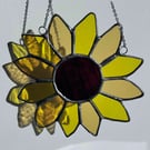 Stained Glass Sunflower sun catcher