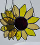 Stained Glass Sunflower sun catcher - Image 1