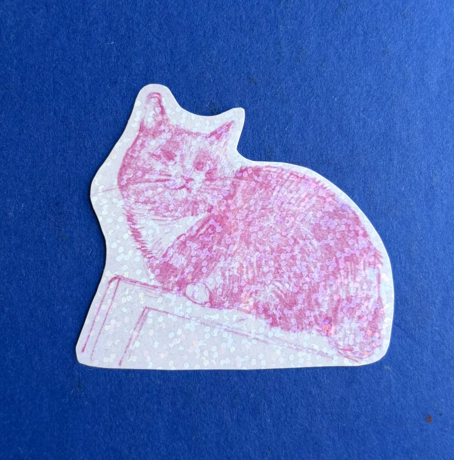 "Midnight Cat" Sticker  - Moments with some Cats in Brighton