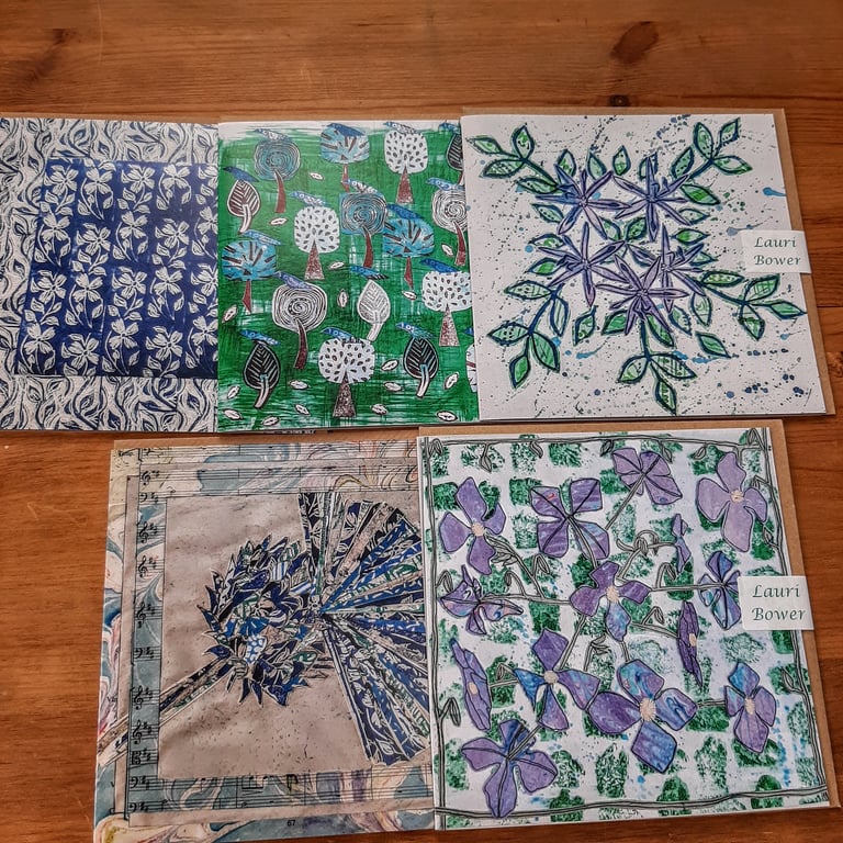 Foliage & Floral Greetings Cards Bundle 