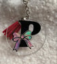 Personalised Keyring - Initial with bow detail & tassel- gift idea - Image 5