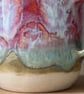Handmade ceramic mug, pink stoneware cup, 300ml mug - Image 9
