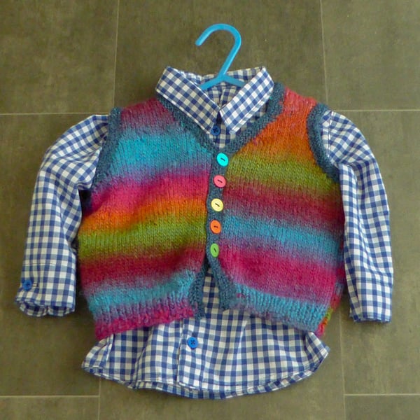 Boy's 3 yr Shirt & Waistcoat outfit Seconds Sunday