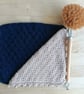 Cotton hand knitted dishcloths facecloths