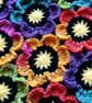 40 Crochet Funky Flowers  - Image 4