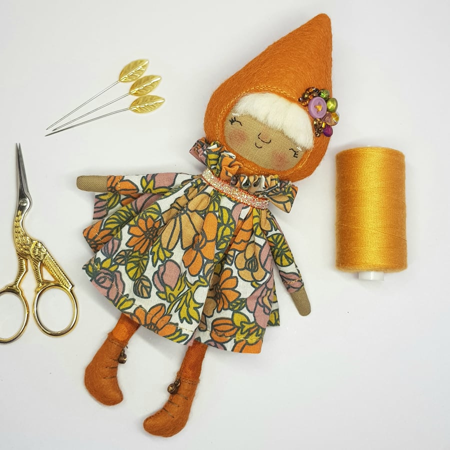 Woodland Wanderer in Purple & Orange