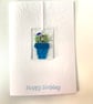 Keepsake “fused glass “ birthday card  - Image 2