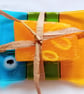 Fused glass Soap Dish with Sheep detail