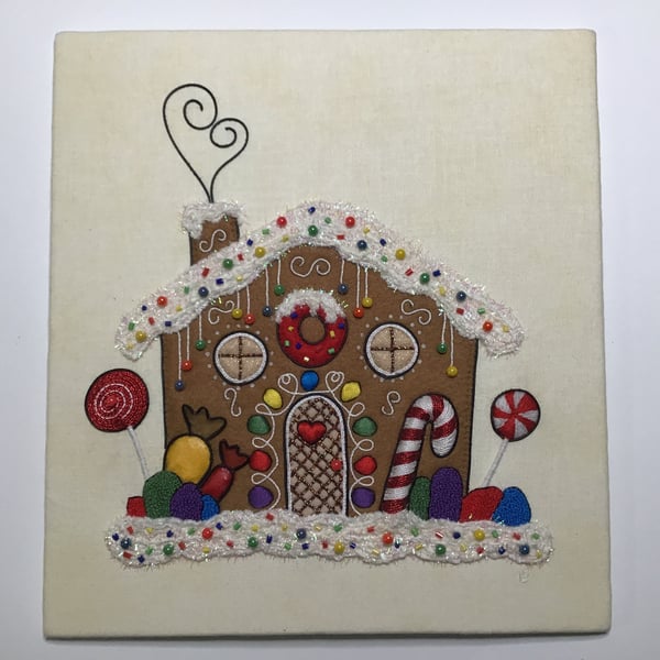 The Gingerbread House - Goldwork and Stumpwork Embroidery Kit